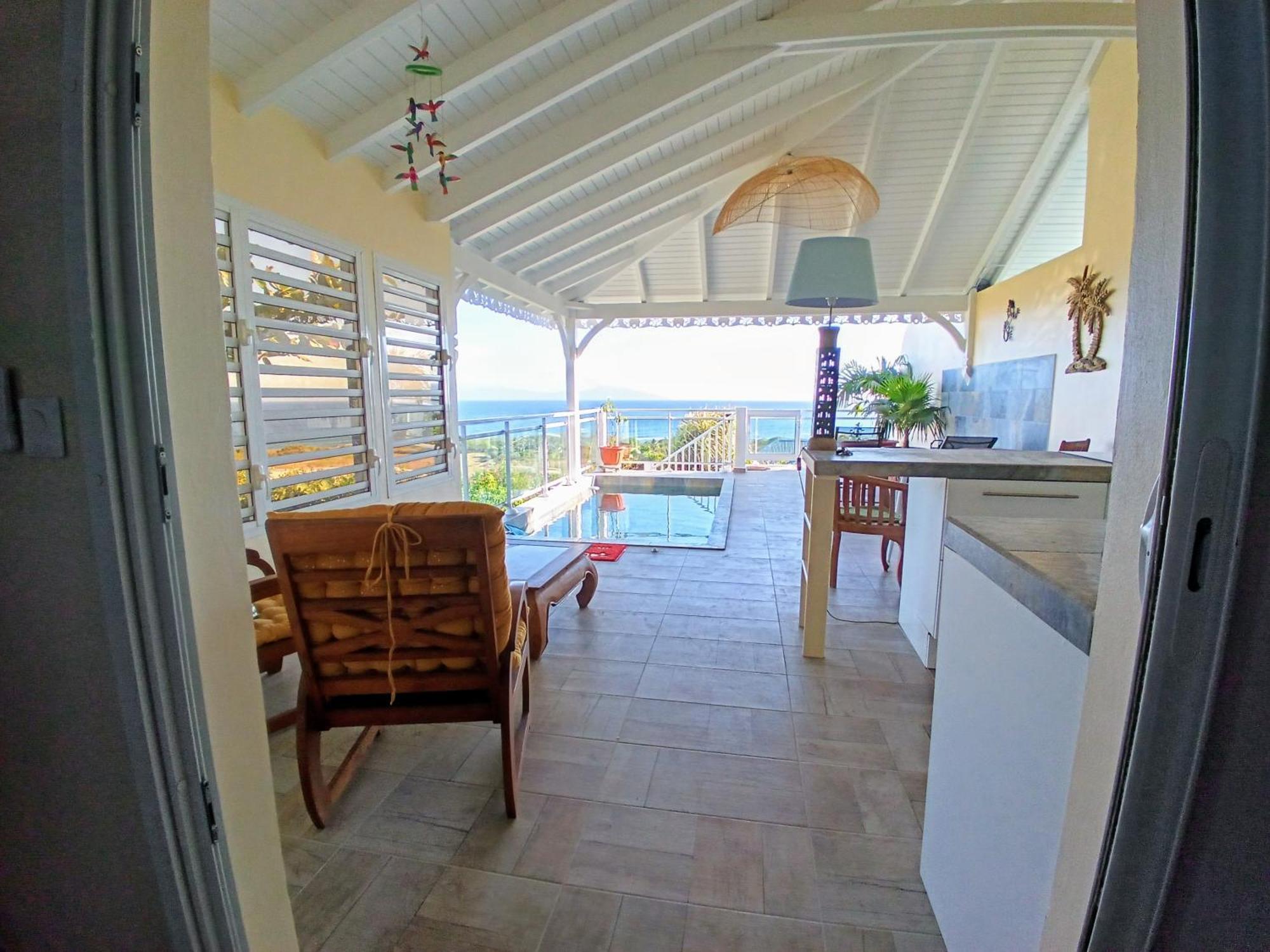 Aux Colibris Amoureux : Loft De Standing Avec Vue Mer Grand-Bourg  Exterior foto