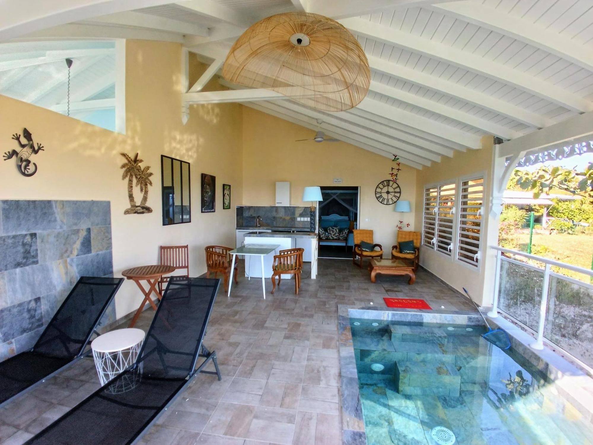 Aux Colibris Amoureux : Loft De Standing Avec Vue Mer Grand-Bourg  Exterior foto