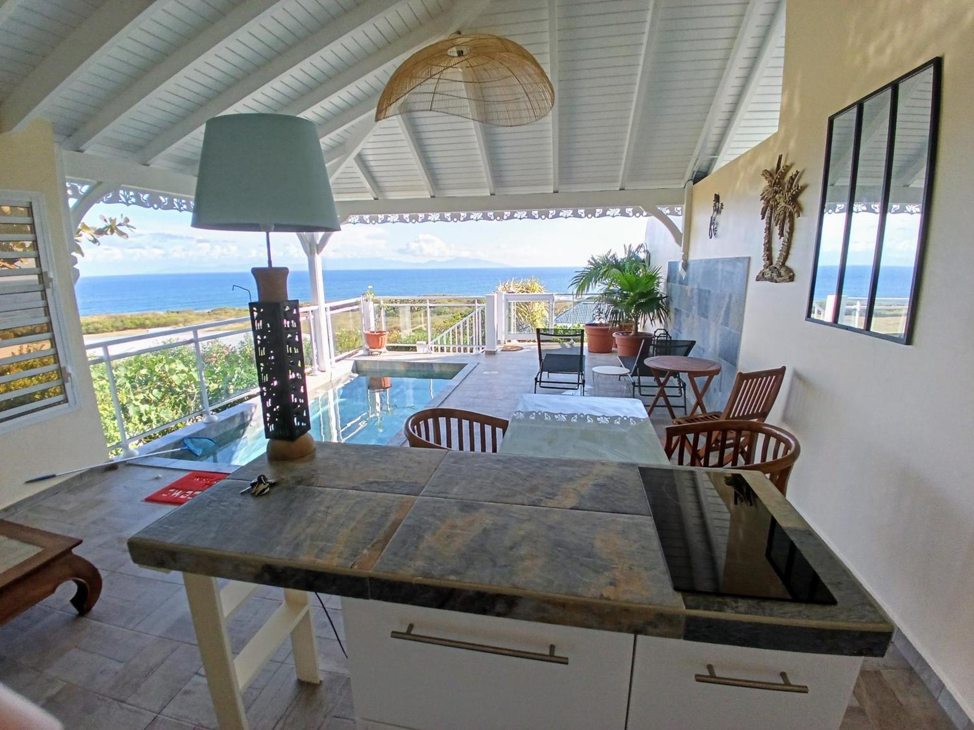 Aux Colibris Amoureux : Loft De Standing Avec Vue Mer Grand-Bourg  Exterior foto